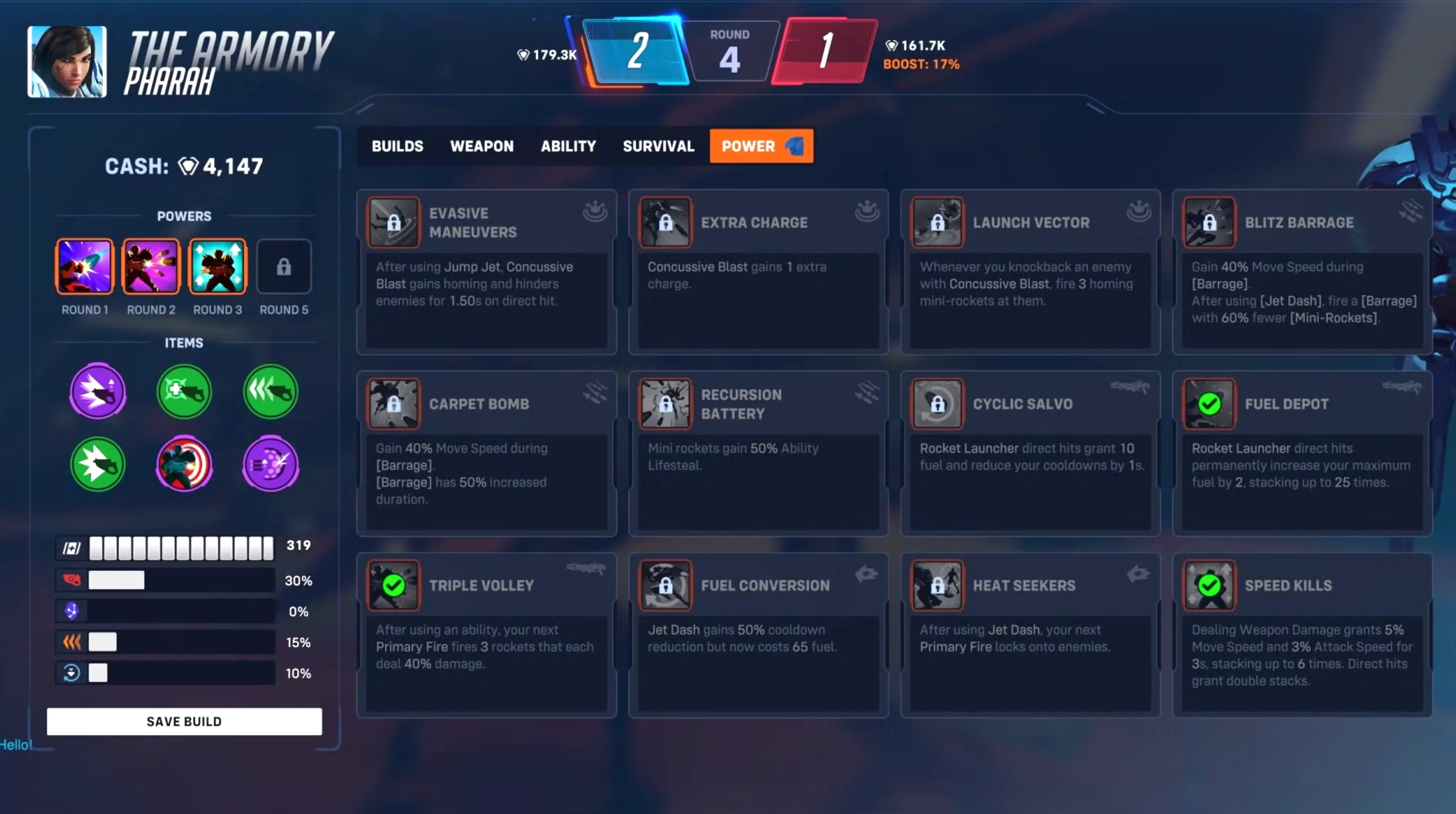 Best Pharah Stadium Powers in Overwatch 2